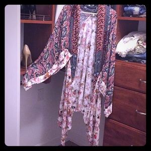 Paisley and floral kimono/cardigan